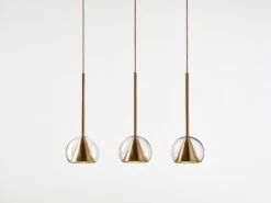 Set Of 2 Big Neutral Nude Kono Pendant Lights By Dechem Studio -Promos Meubles Boutique 02 DECHEM Kono f Martin Chum master