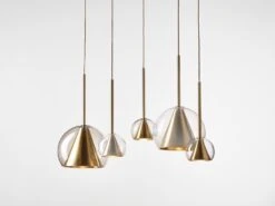 Set Of 2 Big Neutral Nude Kono Pendant Lights By Dechem Studio -Promos Meubles Boutique 08 DECHEM Kono f Martin Chum master