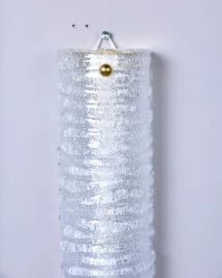 Pair New Murano Glass Graniglia Crystal Sconces -Promos Meubles Boutique 11320 2 master