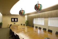 Pair Of Curvati Rainbow Ceiling Lights, Multicolored Triedri, 24 Murano Glasses -Promos Meubles Boutique 11 master 5