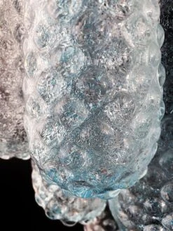 Elegant Pair Of Vintage Blue Glass Petals Drop Wall Sconce, Murano, 1970 -Promos Meubles Boutique 14 copia master