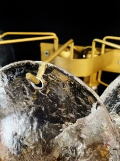 Amazing Pair Of Vintage Italian Murano Wall Lights - Trasparent And Amber Glass -Promos Meubles Boutique 17 copia master