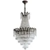 French Crystal Waterfall Chandelier Bronze Mounted -Promos Meubles Boutique 18799602 master