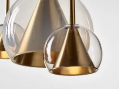 Set Of 2 Big Neutral Nude Kono Pendant Lights By Dechem Studio -Promos Meubles Boutique 18 DECHEM Kono f Martin Chum master