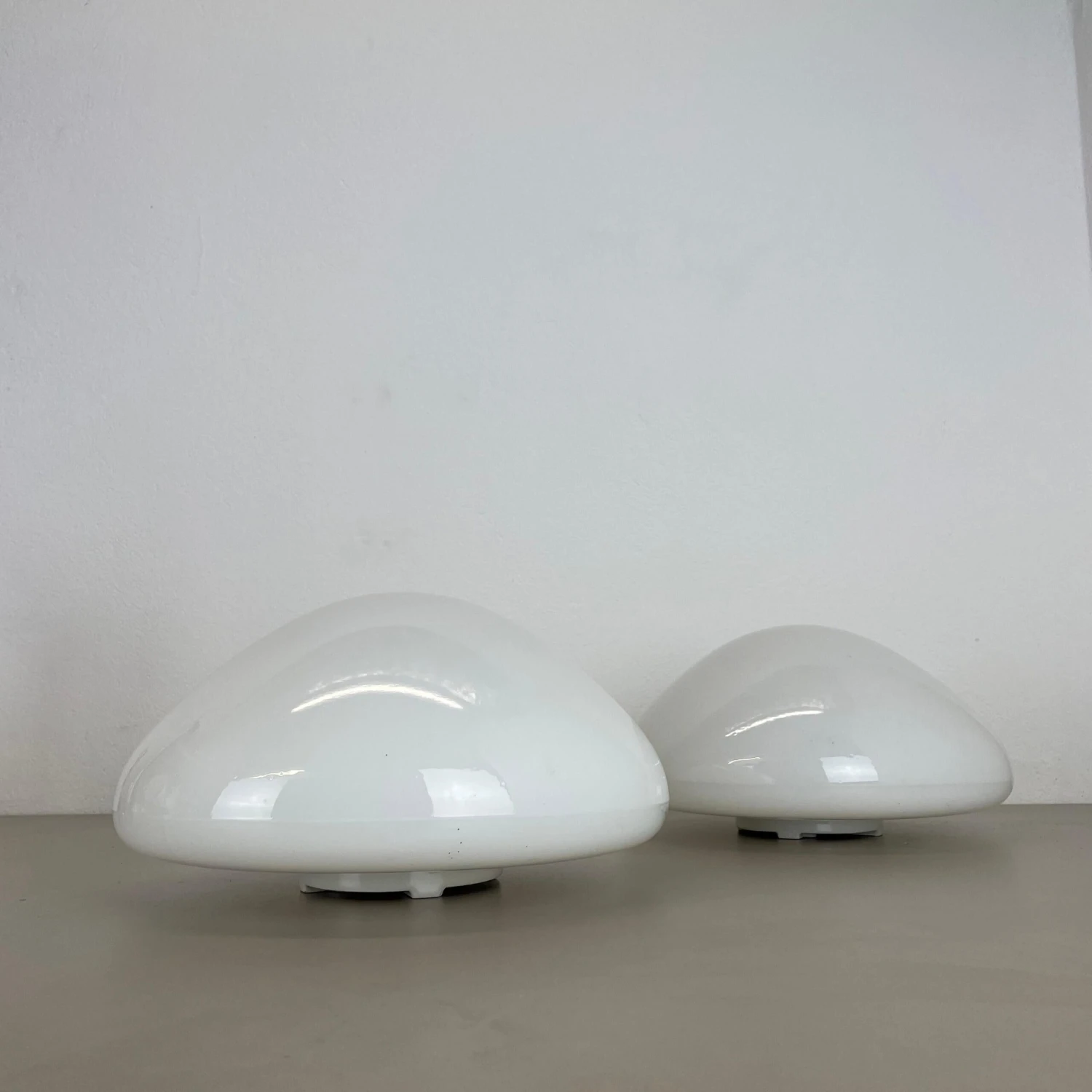 Set Of 2 Glass Wall Lights "Wv339" By Wilhelm Wagenfeld Lindner Germany, 1960 4 Set Of 2 Glass Wall Lights "Wv339" By Wilhelm Wagenfeld Lindner Germany, 1960 – Image 2