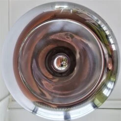 Glass And Chrome Pendant Lamp By De Martini, Falconi & Fois For Reggiani -Promos Meubles Boutique 20230517 105557 kopie master