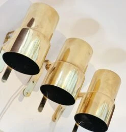 Hans-Agne Jakobsson, Brass Wall Lights V-324, Scandinavian / Mid-Century Modern -Promos Meubles Boutique 20230522 170936 master