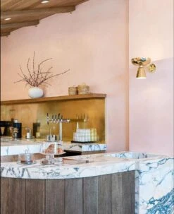 Art Deco Bauhaus Brass Wall Light By Woka Lamps Vienna, Re Edition -Promos Meubles Boutique 21728 disc interors2 master