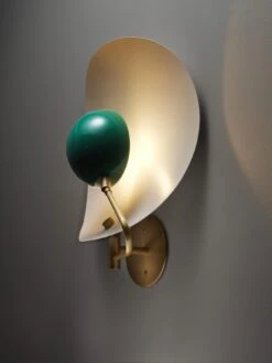 JENNY Large Wall Light Or Sconce In Enamel & Brass By Blueprint Lighting -Promos Meubles Boutique 21 1016 Product 04C fixed master