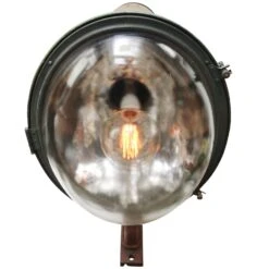 French Copper Cast Iron Clear Mercury Glass Street Light By Eclatec, France -Promos Meubles Boutique 2283 eclatec XXL copper mercury 08 master