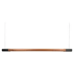 Walnut Large Bennington Up / Down Pendant By Hollis & Morris