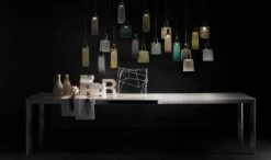 Lampada27, Pendant Handcrafted Muranese Glass, Rose Quartz Twisted MUN By VG -Promos Meubles Boutique 2630 3 master