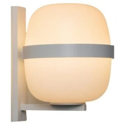 Miguel Milá 'Wally Cesta' Wall Lamp In Opal Glass And Black For Santa & Cole -Promos Meubles Boutique 32021842 datamatics