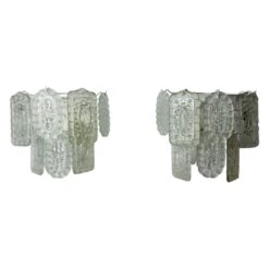 Pair Of " Lace " Wall Lamps " By Kaiser Leuchten, Germany, 1960
