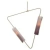 Muse Pendant In Brushed Brass With Mocha Glass Shades By Avram Rusu Studio -Promos Meubles Boutique 34577062 datamatics
