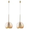 Set Of 2 Big Neutral Nude Kono Pendant Lights By Dechem Studio -Promos Meubles Boutique 34620832 datamatics