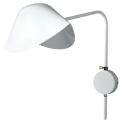 Serge Mouille Antony Sconce In White, In Stock!
