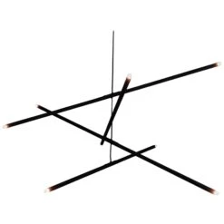 Pyramides Chandelier "Noir" By Bourgeois Boheme Atelier