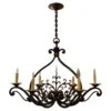 Antique French Provincial Wrought Iron Chandelier, Circa 1890 -Promos Meubles Boutique 34794312 datamatics