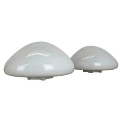 Set Of 2 Glass Wall Lights "Wv339" By Wilhelm Wagenfeld Lindner Germany, 1960