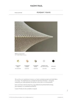 SS03 Wall Arm Short Light, Hand Crocheted In 100% Egyptian Cotton -Promos Meubles Boutique 3 master 3