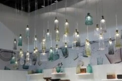 Lampada27, Pendant Handcrafted Muranese Glass, Rose Quartz Twisted MUN By VG -Promos Meubles Boutique 41A1410m1 copia master