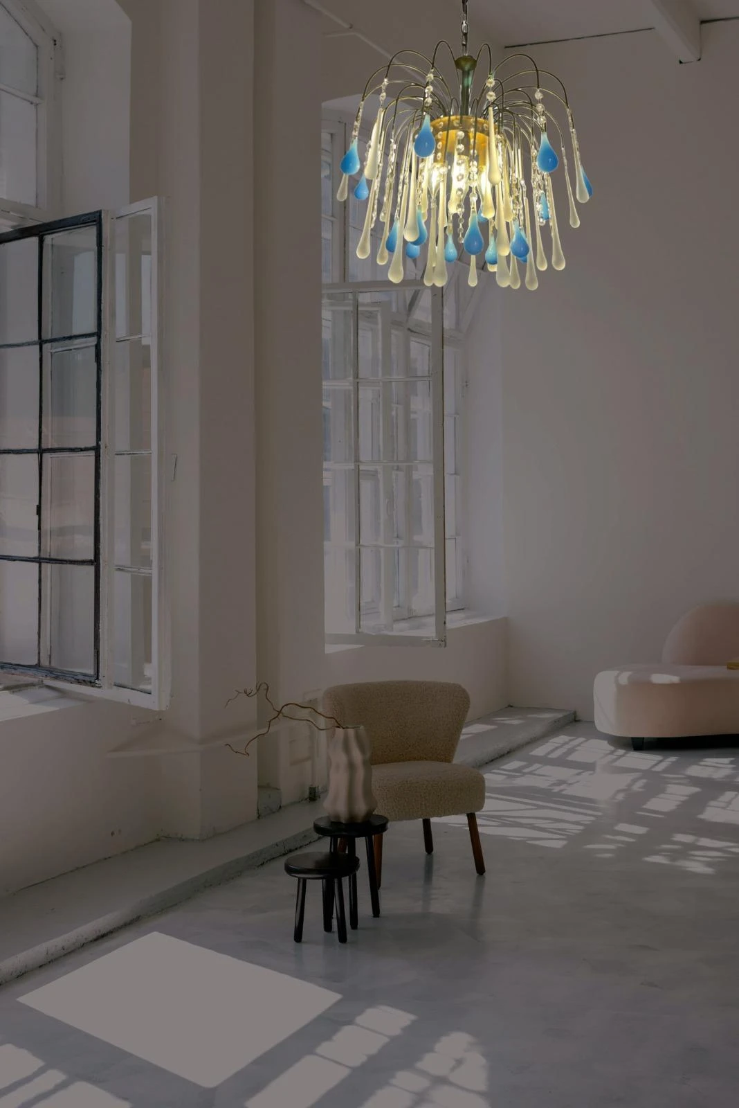 Elegant Italian Chandelier, "South Beach", Murano 13 Elegant Italian Chandelier, "South Beach", Murano – Image 11