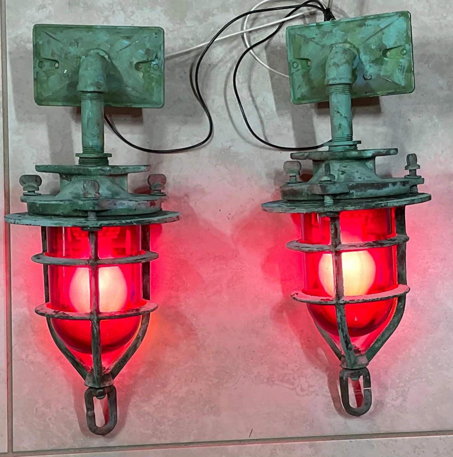 Pair Of Bronze Nautical Marine Scones 6 Pair Of Bronze Nautical Marine Scones – Image 4