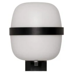 Miguel Milá 'Wally Cesta' Wall Lamp In Opal Glass And Black For Santa & Cole -Promos Meubles Boutique 5 master 5