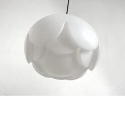 Rare German Vintage Blown Glass Ceiling Hanging Pendant Light, 1960s -Promos Meubles Boutique 5 master 8