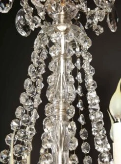 Large Antique French Louis XVI Style Gilt Bronze And Cut Crystal Chandelier -Promos Meubles Boutique 6R1A0703 master