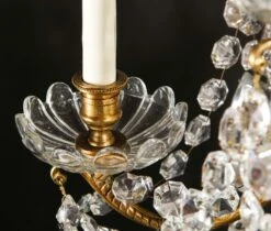 Large Antique French Louis XVI Style Gilt Bronze And Cut Crystal Chandelier -Promos Meubles Boutique 6R1A0706 master