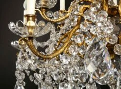 Large Antique French Louis XVI Style Gilt Bronze And Cut Crystal Chandelier -Promos Meubles Boutique 6R1A0707 master