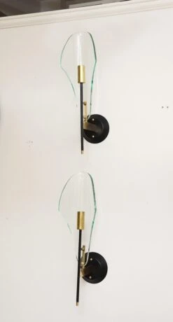 Max Ingrand For Fontana Arte Glass Wall Sconces, Circa 1960 -Promos Meubles Boutique 6R1A0728 master