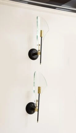 Max Ingrand For Fontana Arte Glass Wall Sconces, Circa 1960 -Promos Meubles Boutique 6R1A0729 master