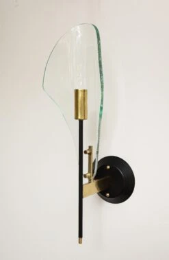 Max Ingrand For Fontana Arte Glass Wall Sconces, Circa 1960 -Promos Meubles Boutique 6R1A0737 master