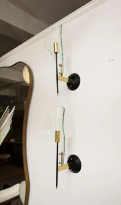 Max Ingrand For Fontana Arte Glass Wall Sconces, Circa 1960 -Promos Meubles Boutique 6R1A0739 master