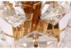 Pair Of Kinkeldey Faceted Crystal And Brass Sconces -Promos Meubles Boutique 6 master 1