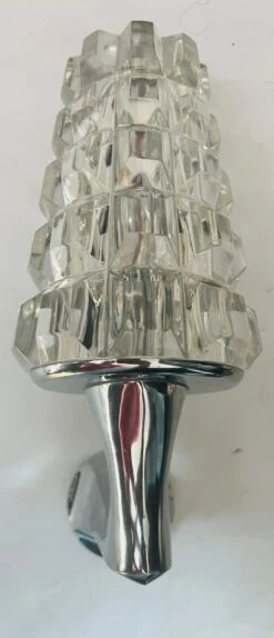 Pair Of French 1970s Crystal High Style Wall Lamps Midcentury Sculptural -Promos Meubles Boutique 76822A26 D9A1 40B8 A167 A9CF9CD3CDA6 master