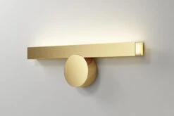 Ip Calee V1 Satin Polished Brass Wall Light By POOL -Promos Meubles Boutique APPLIQUE CALEE V1 sb pb master