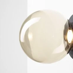 Set Of 2 Black Stratos Ball Wall Light By Dechem Studio -Promos Meubles Boutique A master