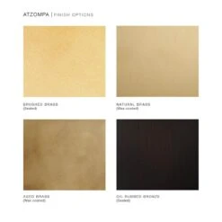 Medium Emerald Ceramic Pendant Light, Brushed Brass Diamantes Atzompa Collection -Promos Meubles Boutique Atzompa Finishes format for 1stDibs master