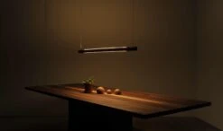 Walnut Extra Large Bennington Up/Down Pendant By Hollis & Morris -Promos Meubles Boutique BENNupdown BRAC dark 2 4047px master 1