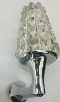 Pair Of French 1970s Crystal High Style Wall Lamps Midcentury Sculptural -Promos Meubles Boutique CA7EB2C5 2008 4C8A BC1F C4DCBFE974F1 master