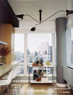 Serge Mouille Ceiling Lamp With Three Rotating Arms In Black -Promos Meubles Boutique Ceiling Lamp 3 Arms by Serge Mouille 2 master master