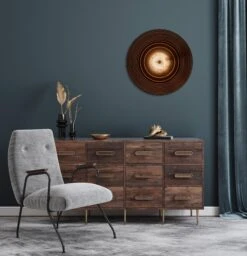 Italian Sculptural Wall Sconce "Gong" By LC Atelier -Promos Meubles Boutique DLC 2 Applique Gong Ambientata 5 master