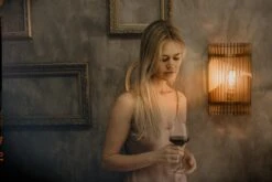 Pair Of, Handmade Wall Sconce Lamp, MDF Wood, By Mediterranean Objects 19 Pair Of, Handmade Wall Sconce Lamp, MDF Wood, By Mediterranean Objects -Promos Meubles Boutique DSC00062 Editar master