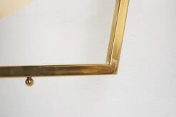 Italian Mid-Century Modern Brass And Glass Wall Lamps, Italy 1950s -Promos Meubles Boutique DSC01258 Details master