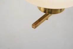 Italian Mid-Century Modern Brass And Glass Wall Lamps, Italy 1950s -Promos Meubles Boutique DSC01261 Details master