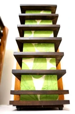 Set Of Sconces With Vintage Decoupage Rice Paper Walnut And Teak Wall Light -Promos Meubles Boutique DSC07883 master